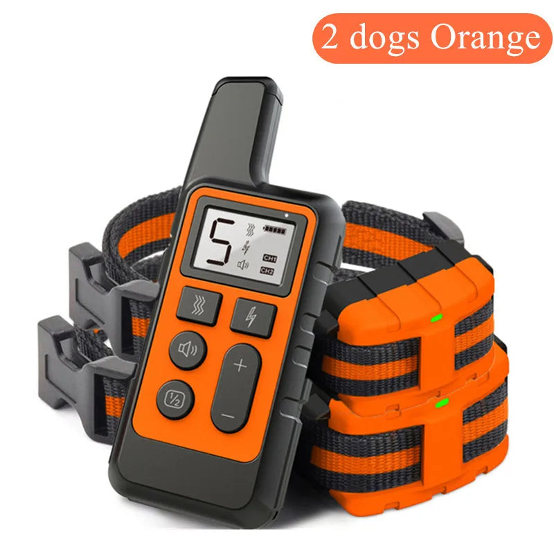 Rechargeable Dog Training Collar 1650ft Remote Control Dog Training Collar with Adjustable Nylon Strap