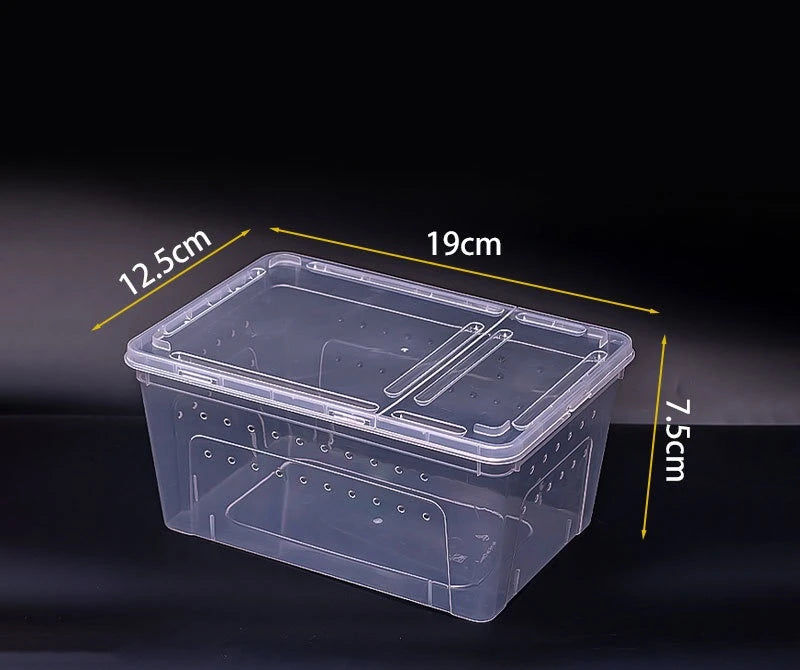 Reptile Box Terrarium  Tank Cage Portable Habitat Enclosure