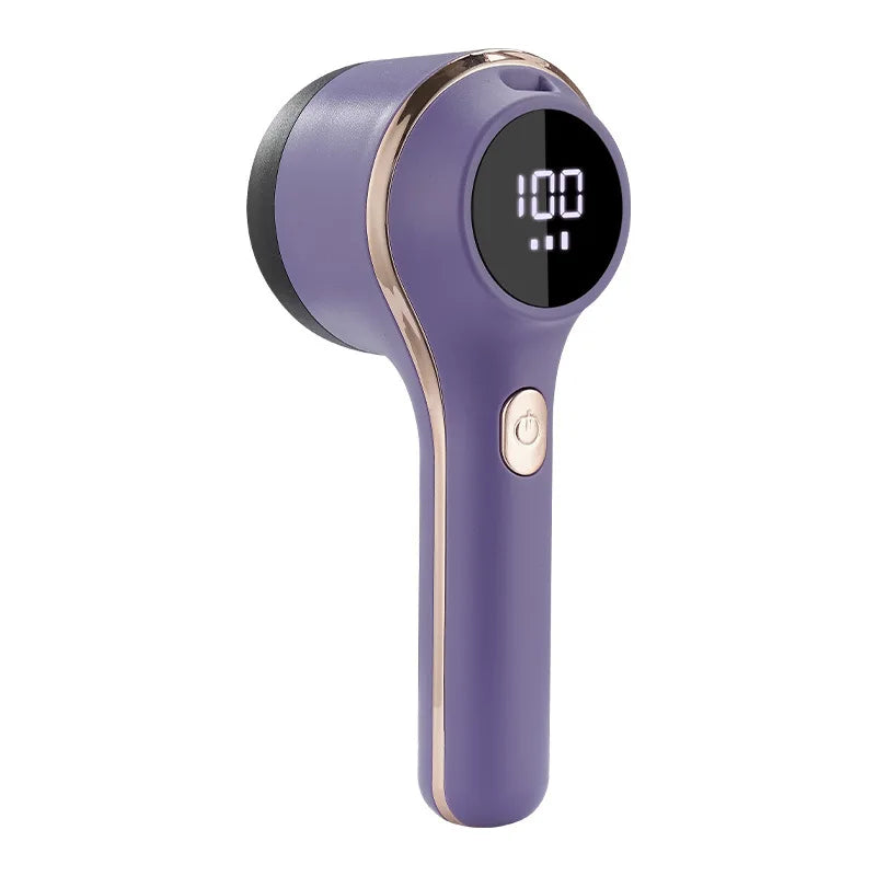 Portable Lint Remover Electric USB Clothes Cleaning Brush with LED Digital