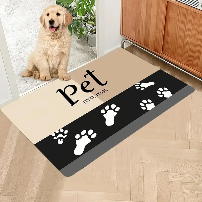 Pet supplies mat cat dog Feeding Mat Pet Placemat for Food Water Bowl with Waterproof Quick-drying diatom ooze floor mat