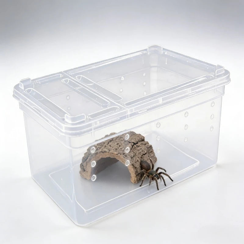 Reptile Box Terrarium  Tank Cage Portable Habitat Enclosure