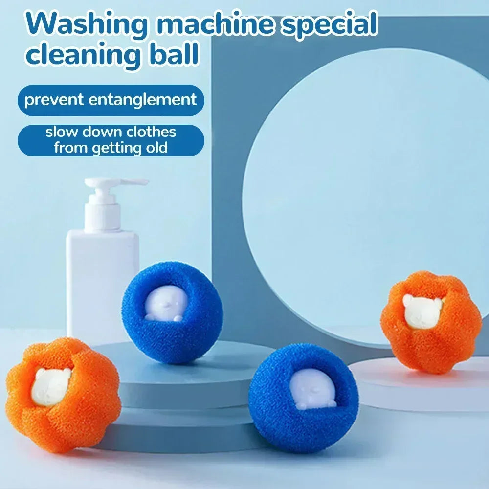 Laundry Balls Pet Hair Collector for Washing Machine Reusable Laundry Lint Catcher Removes Lint From Clothes