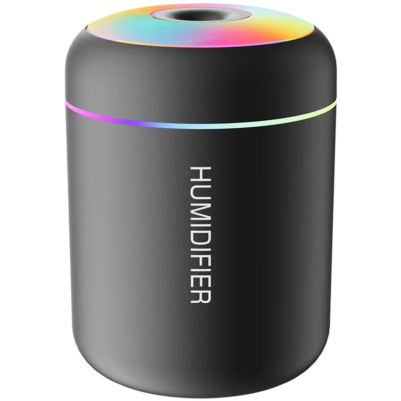 180ML Mini Air Humidifier USB Electric Aroma Diffuser Essential Oil Purifier Aromatherapy Mist Maker Lights For Home Bedroom