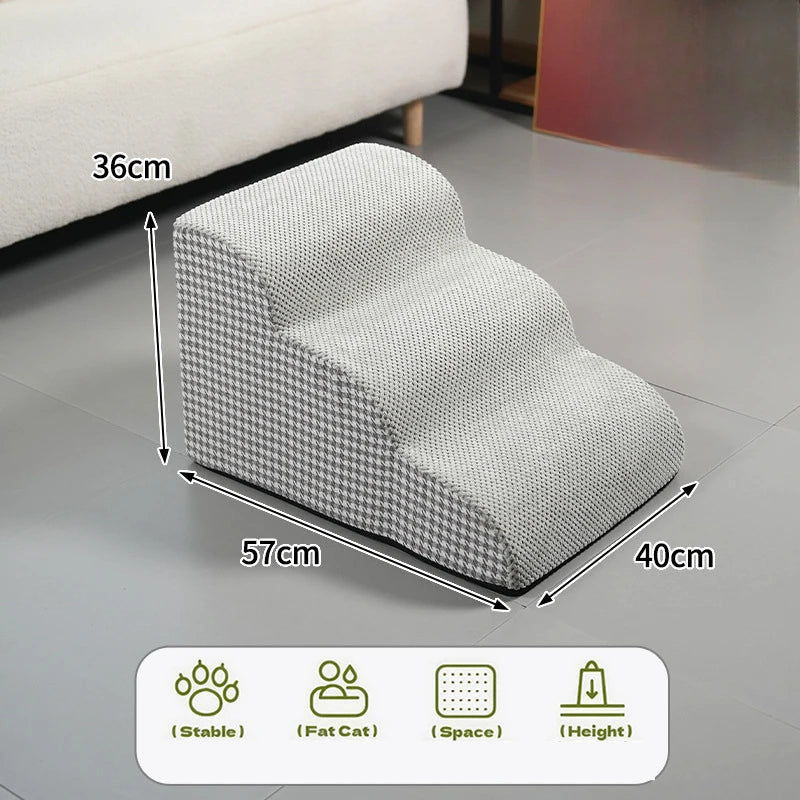 2/3 Layer Anti Slip Detachable Washable Pets Stairs Suitable Small/large Dogs Elderly Dogs Sofas Pet Ramps Ladders