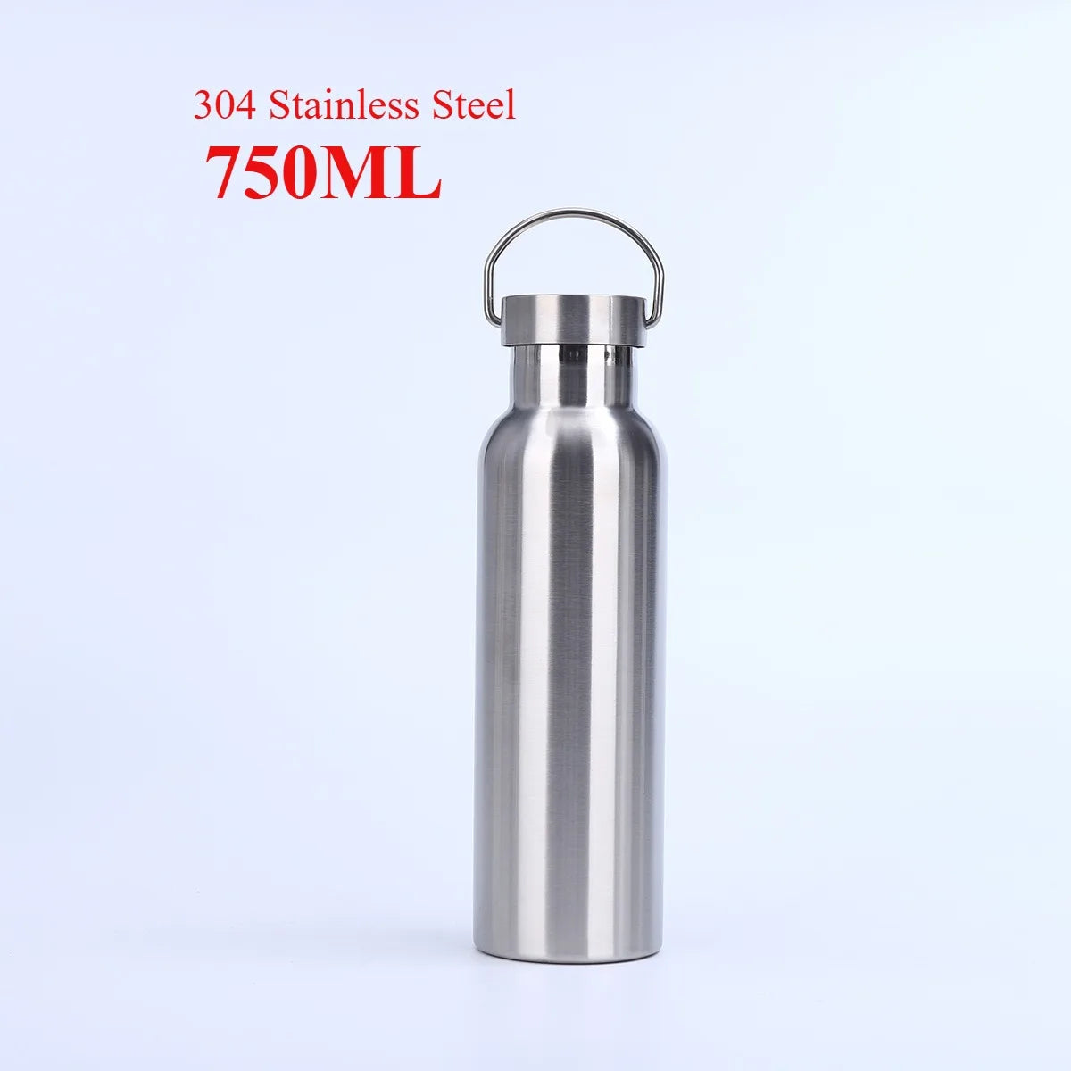 Stainless Steel Water Bottle 1 Liter Free Shipping, Drink Bottle for Sport Travel Cups,  500 750 1000ml Water Bottles