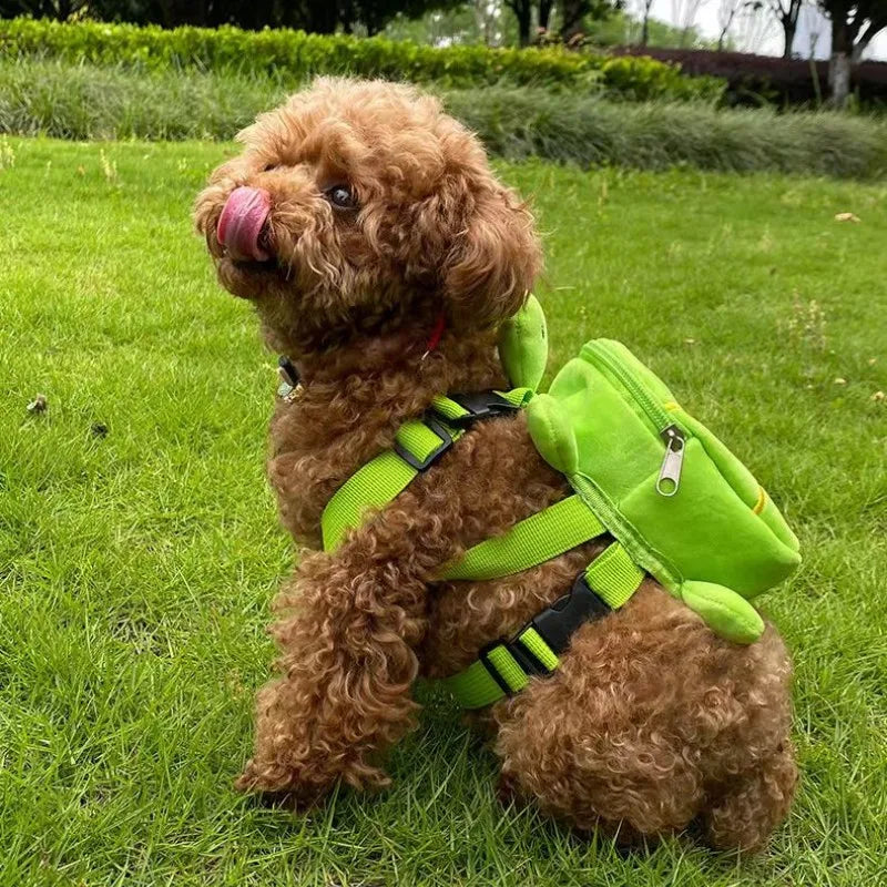 Dog Backpack Soft Pet Snack Bag  Convenient Large-capacity Portable Pet Carrier Bag