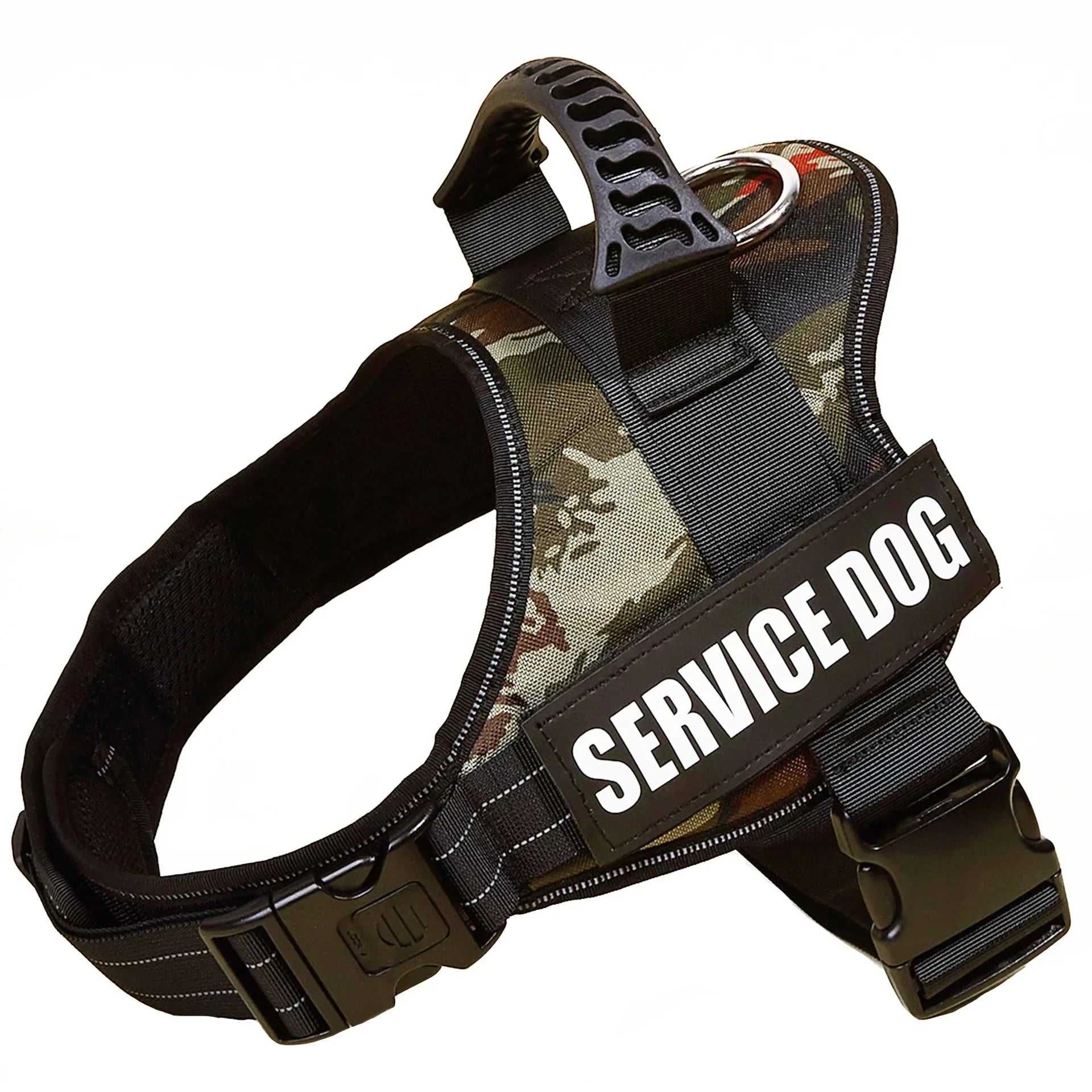 New Dog Harness High Quality Nylon Adjustable Custom ID Dog Name Small Large Dog Vest Harness