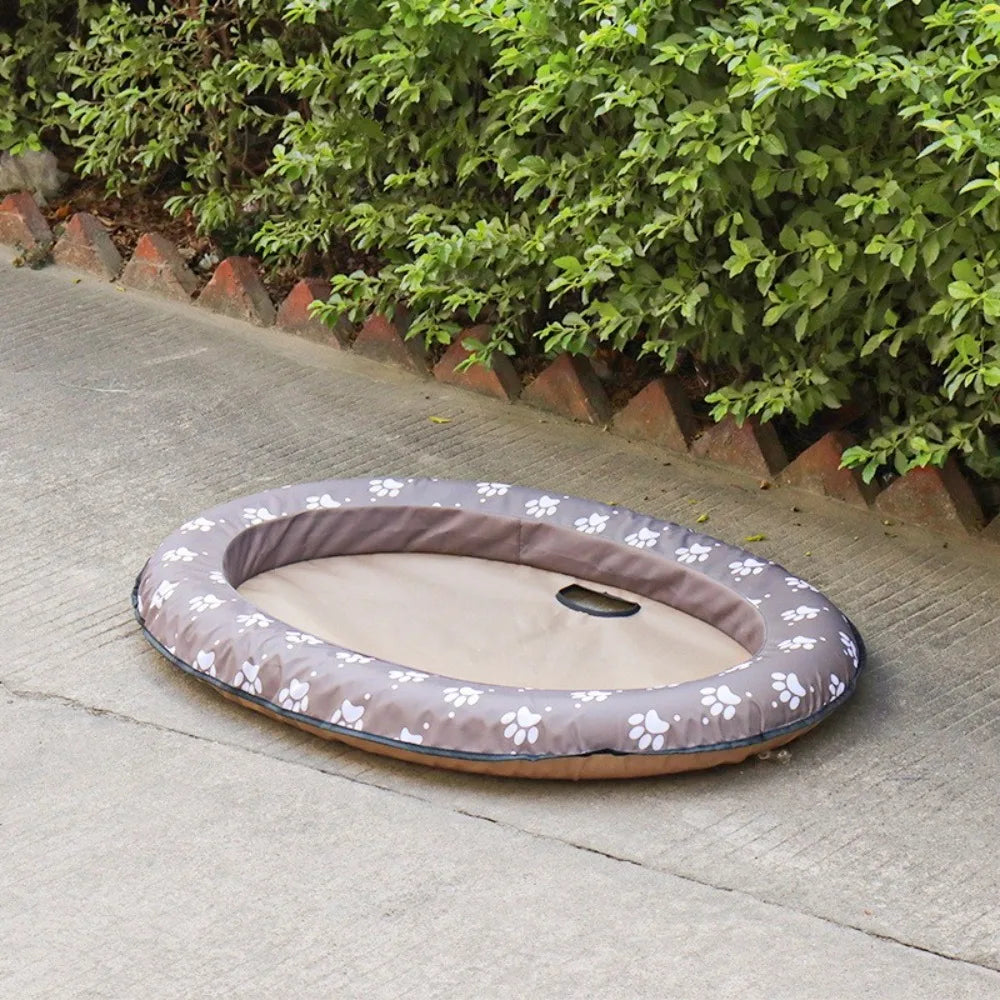 Water Toys Foldable Dog Swimming Float Soft PVC Pet Inflatable Raft Cooling Pet Dog Float Pool