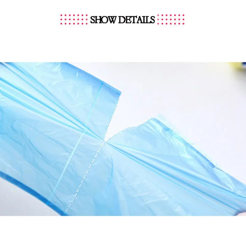 5 Rolls 1 pack 100Pcs Household Disposable Trash Pouch Garbage Bags  Waste Bag Plastic Bag