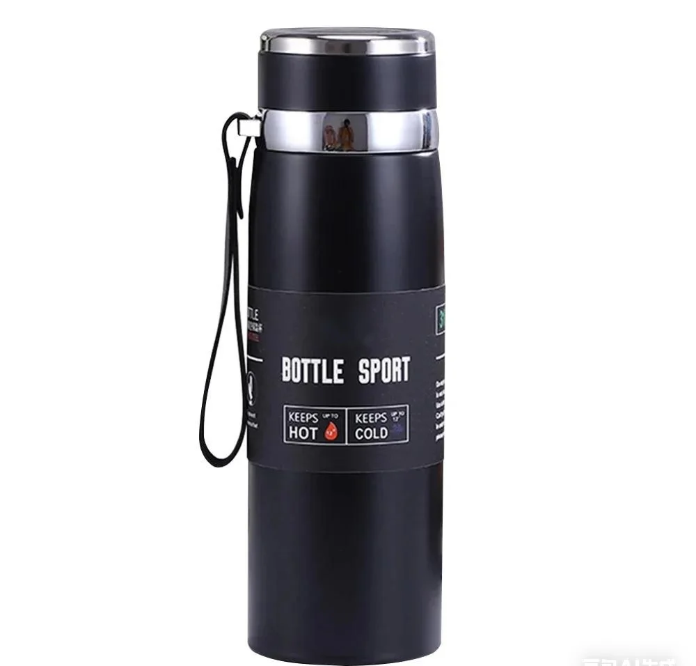 1L Thermal Water Bottle Keep Cold and Hot Water Tea Coffee Stainless Steel Thermos Bottle