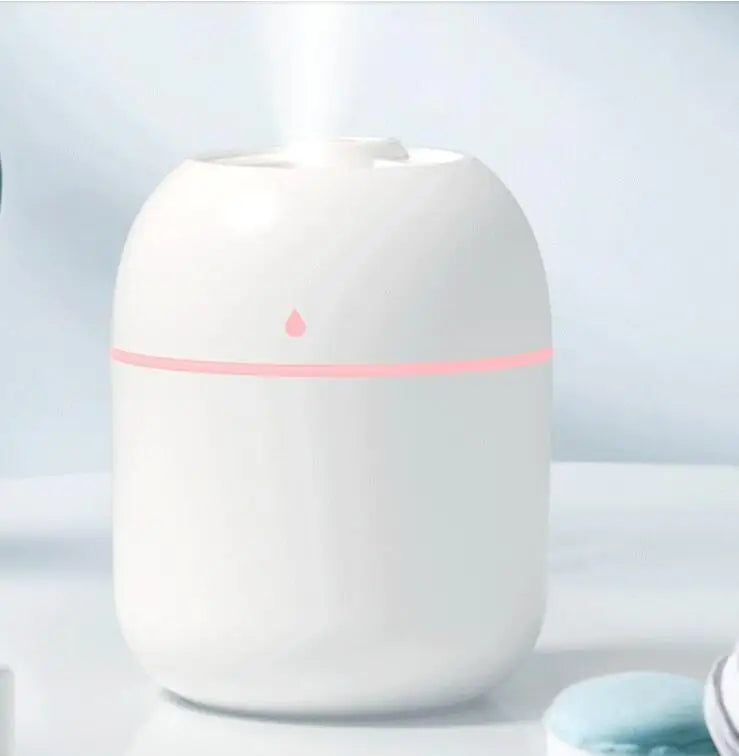 250ML USB Mini Air Humidifier Aroma Essential Oil Diffuser For Home Ultrasonic Mute Mist Maker Diffuser with LED Color Lamp