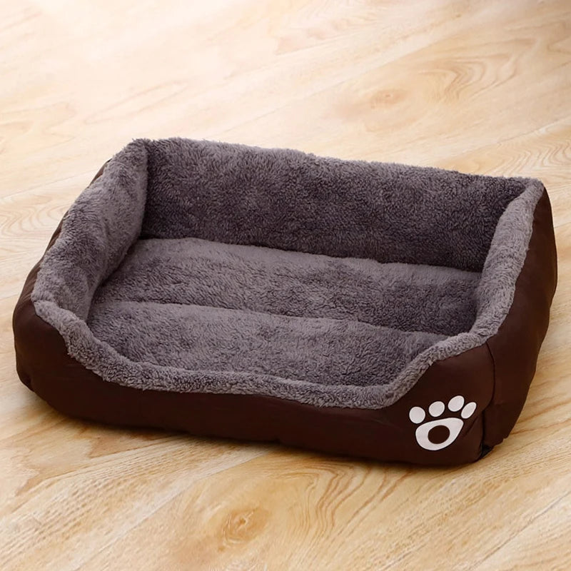 Cat Dog Bed Plush Sleeping Bed for Large, Medium and Small Dogs, Non-Slip and Bite-Resistant