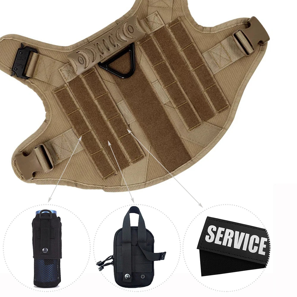 Harness And Leash Set Pet  Training Walking Vest Dog Harness And Collar For Medium Large Dogs