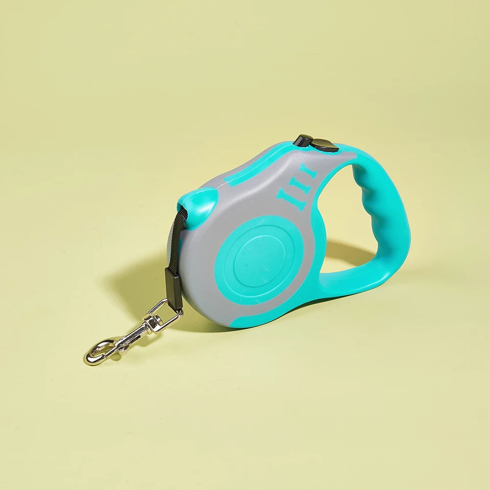 3m 5m Dog Leash for Small Dogs Cat Automatic Retractable Durable Nylon Lead Outdoor Travel Walking Hiking