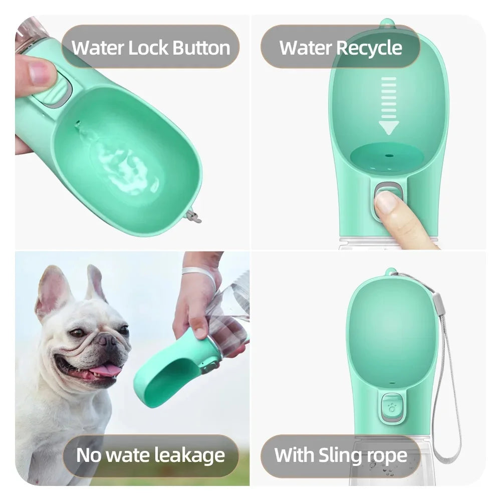 Dog Water Bottle For Small Large Dogs Cat Portable Cup Outdoor Travel Leak Proof Drinking