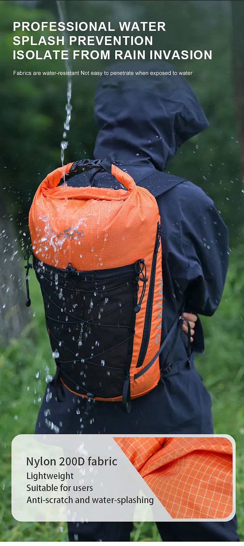 Hiking Backpack for Men and Women, Waterproof Camping Backpack , Lightweight Outdoor Sport Travel Daypack Rucksack