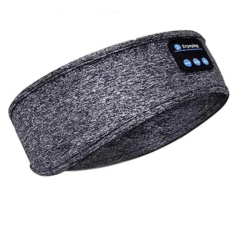 Bluetooth Headband Headphones Wireless Music Sports Hairband Running Fitness Sweatband Earphones Soft Headset
