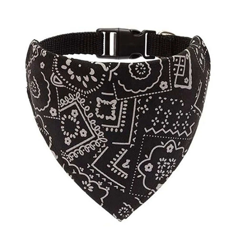 Dog Collar Bandana Scarf Collar Adjustable Dog Bandanas Collar Cat Neckerchief