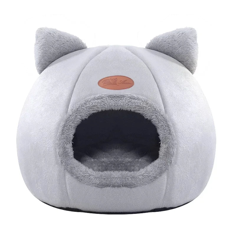 New Deep Sleep Comfort In Winter Cat Bed Mat Basket Cozy Cave Nest Indoor