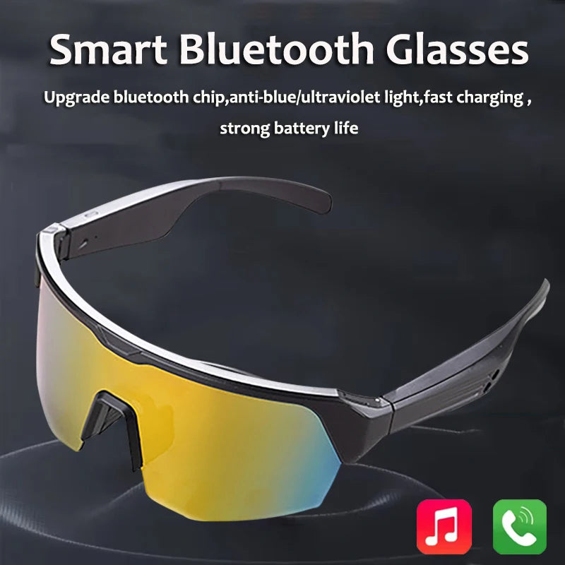 Cycling Running Bluetooth Smart Glasses Technology Audio Call Remote Headset Sunglasses Sports Driving Music