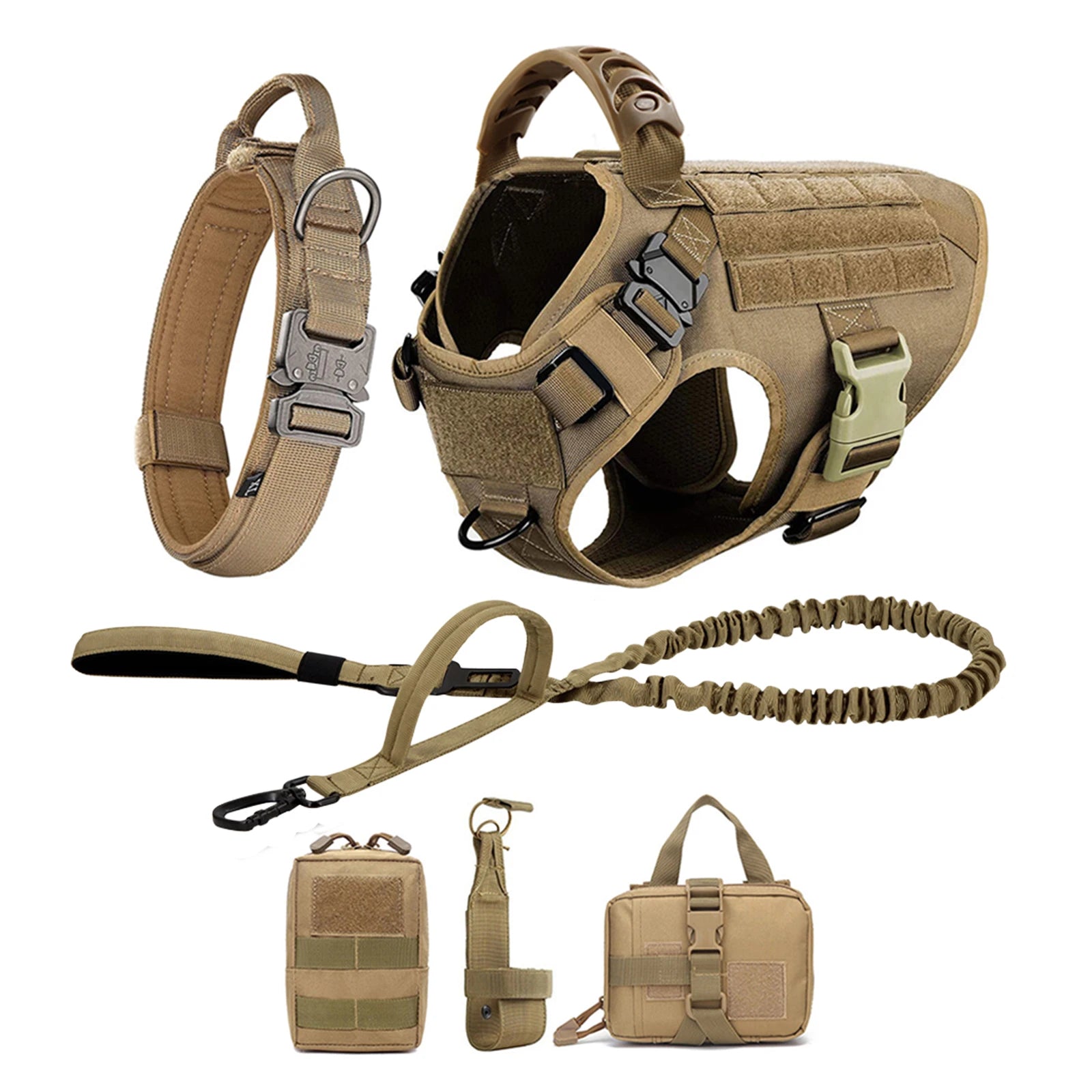 Harness And Leash Set Pet  Training Walking Vest Dog Harness And Collar For Medium Large Dogs