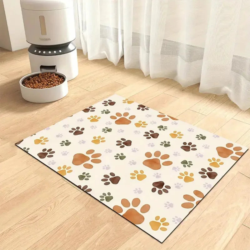 Pet supplies mat cat dog Feeding Mat Pet Placemat for Food Water Bowl with Waterproof Quick-drying diatom ooze floor mat
