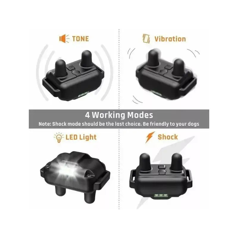 Rechargeable Dog Training Collar 1650ft Remote Control Dog Training Collar with Adjustable Nylon Strap