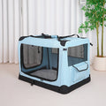 Foldable Portable Car Pet Cage Multifunctional for Large Dogs Cats Travel Outdoor