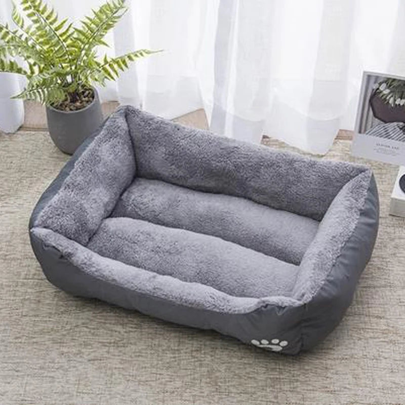 Cat Dog Bed Plush Sleeping Bed for Large, Medium and Small Dogs, Non-Slip and Bite-Resistant